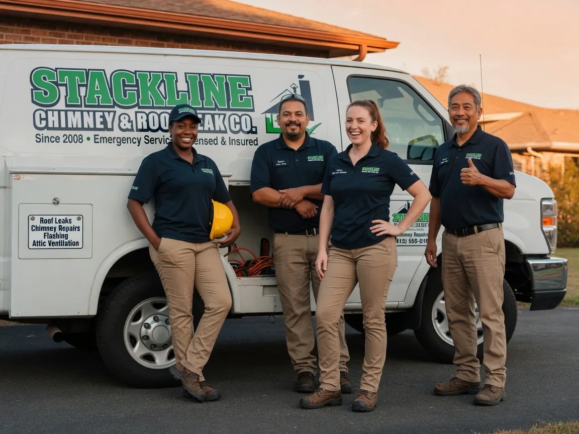 Chimney flashing repair company in Circleville, OH